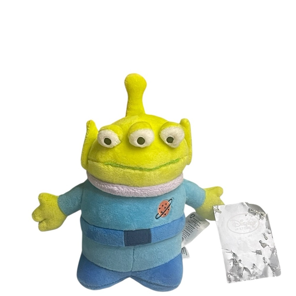 Disney Store Authentic Toy Story 3 Alien with antenna 8" Bean Bag Plush